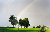 bigPic 38 KB - Sommer, Gewitterstimmung mit Regenbogen