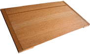 bigPic 20 KB - Bauart einer Schubladenfront.  Seitenleisten halten die Fläche gerade, die Füllung ist zweigeteilt,daß das Holz arbeiten kann.